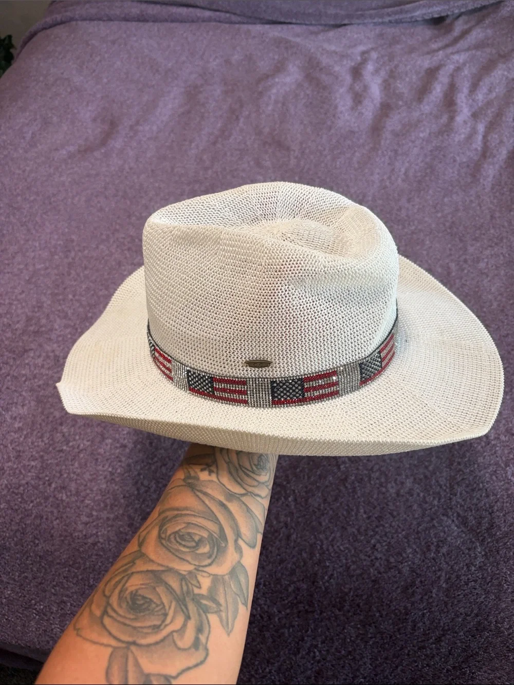 Fourth of July cowgirl hat